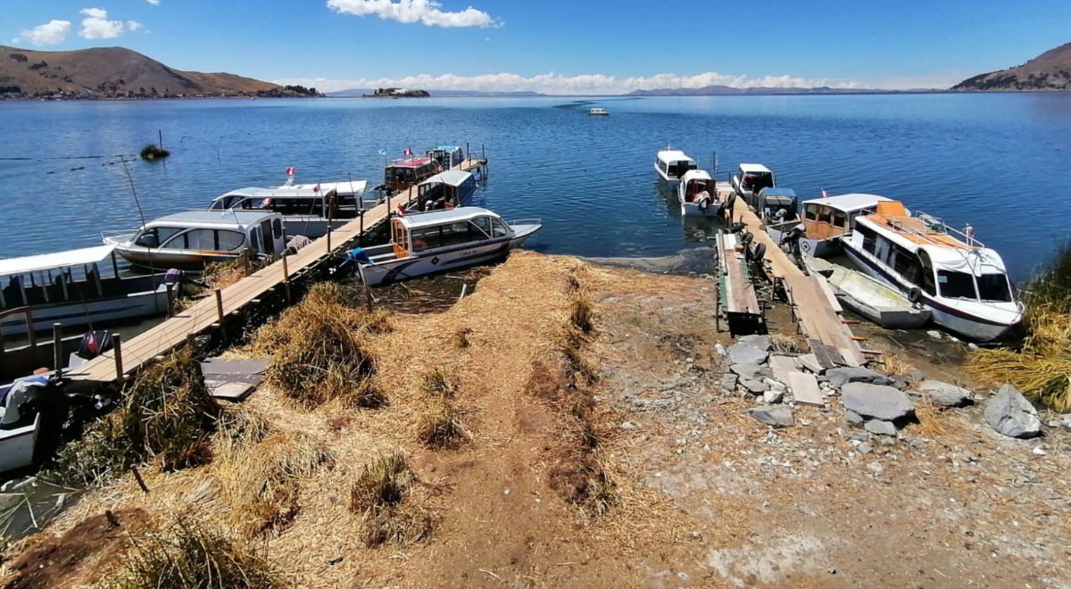 Lago Titicaca sufre descenso de nivel por falta de lluvias