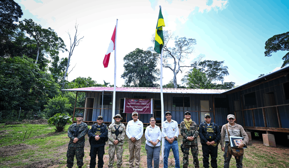 Instalan nuevo puesto de vigilancia en Reserva Tambopata