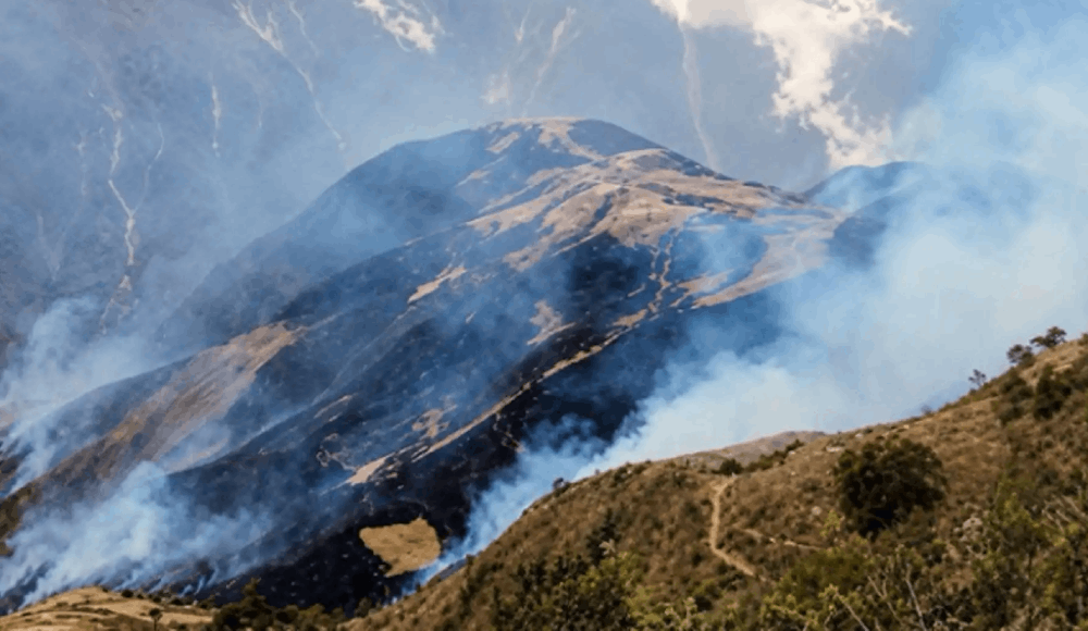 Incendio forestal en Sitabamba afecta 32 hectáreas en La Libertad