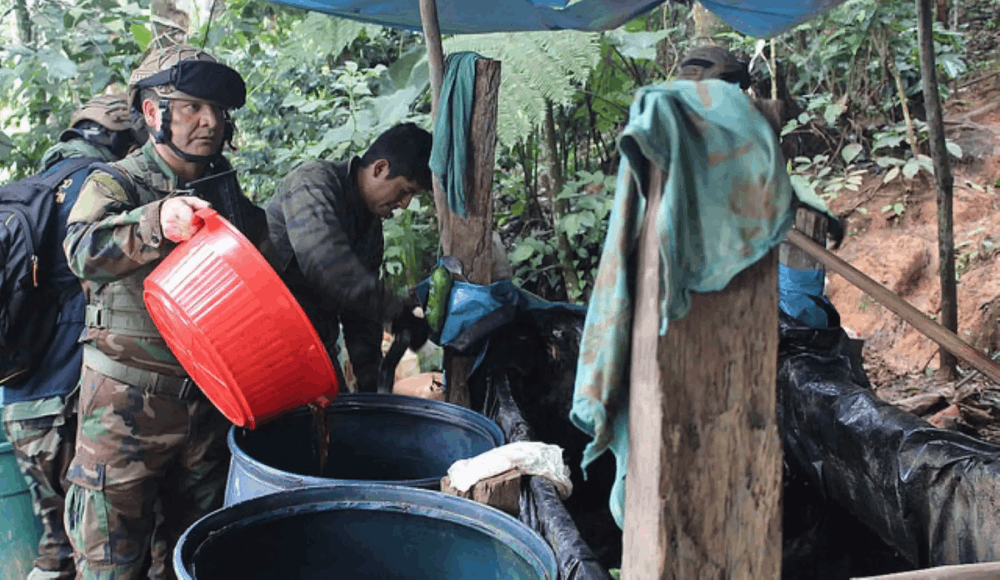 Golpe al narcotráfico: PNP destruye megalaboratorio en Loreto