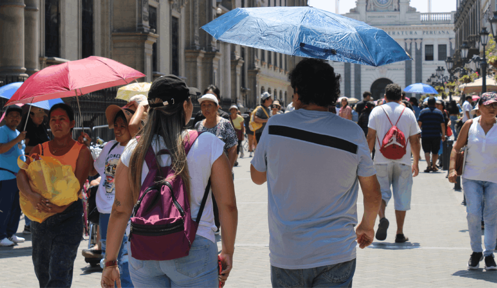 Récord de temperatura en Lima por histórica ola de calor