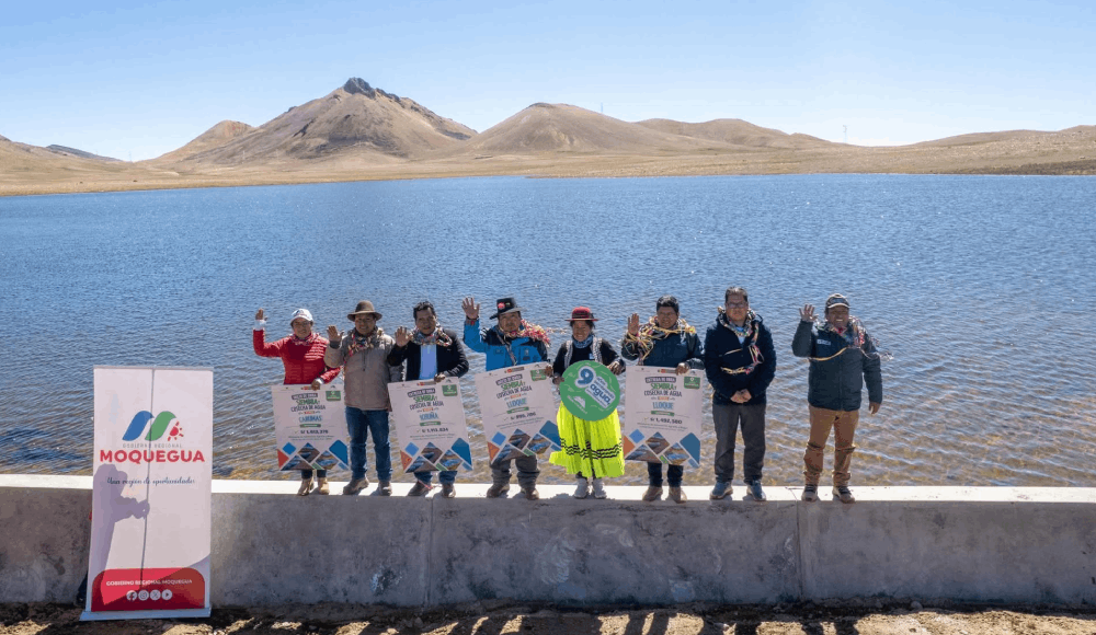 Siembra de agua en Moquegua beneficia a 625 familias