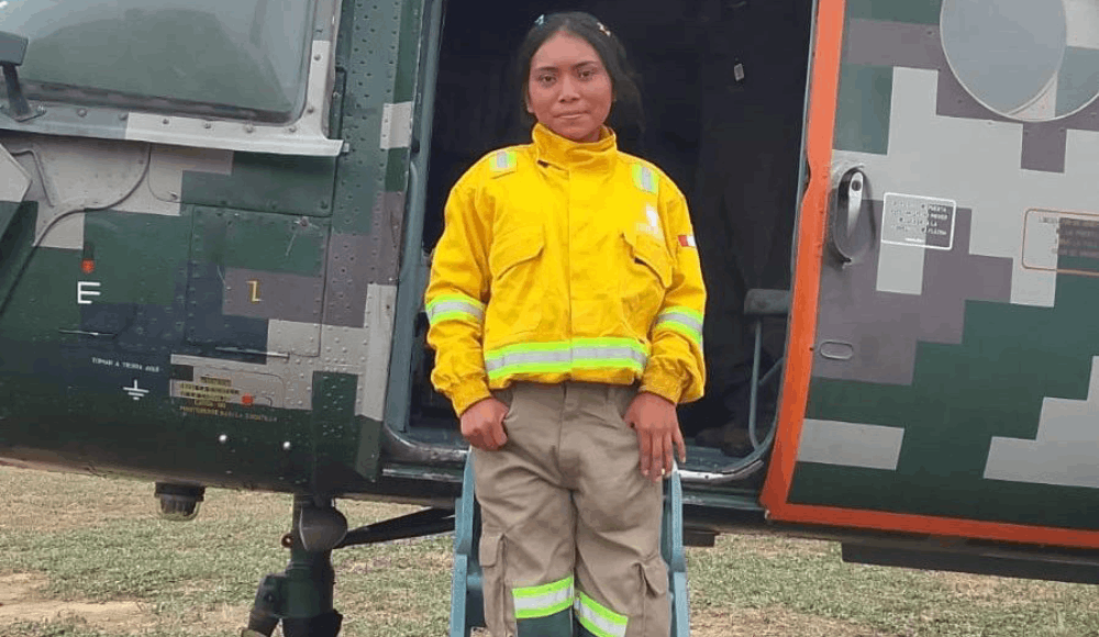 Miriam Ríos, la joven brigadista asháninka que desafía las llamas en Cutivireni